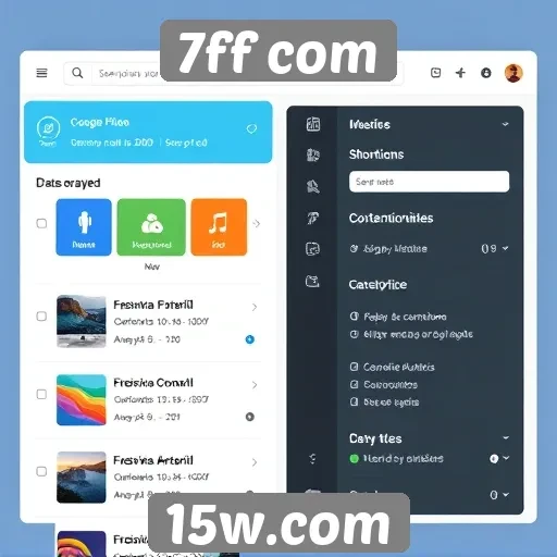 Explorando a interface de usuário do 7ff com